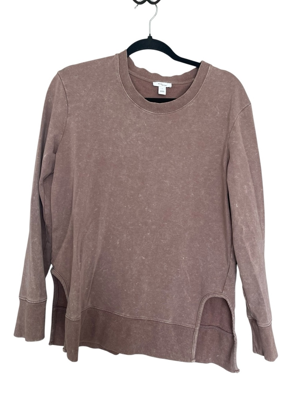 Daily Ritual Dusty Mineral-Wash Crewneck Sweatshirt